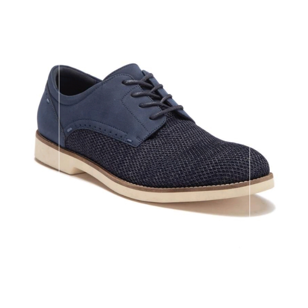 Public Opinion Navy Garrett Derby Shoes 11.5M